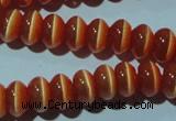 CCT245 15 inches 3*6mm rondelle cats eye beads wholesale