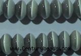 CCT271 15 inches 5*8mm rondelle cats eye beads wholesale