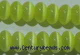 CCT276 15 inches 5*8mm rondelle cats eye beads wholesale