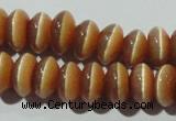 CCT281 15 inches 5*8mm rondelle cats eye beads wholesale