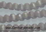 CCT303 15 inches 4mm faceted round cats eye beads wholesale