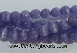 CCT322 15 inches 4mm faceted round cats eye beads wholesale