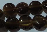 CCT489 15 inches 8mm flat round cats eye beads wholesale