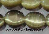 CCT700 15 inches 10*12mm oval cats eye beads wholesale