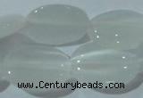 CCT720 15 inches 10*14mm oval cats eye beads wholesale