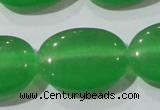 CCT728 15 inches 10*14mm oval cats eye beads wholesale