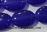 CCT732 15 inches 10*14mm oval cats eye beads wholesale