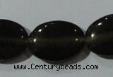 CCT734 15 inches 10*14mm oval cats eye beads wholesale