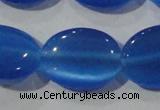 CCT753 15 inches 11*15mm oval cats eye beads wholesale