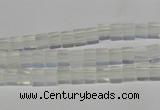 CCU01 15.5 inches 4*4mm cube opal beads wholesale