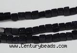 CCU07 15.5 inches 4*4mm cube blue goldstone beads wholesale