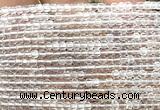 CCU1600 15 inches 2.5mm faceted cube white crystal beads