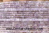 CCU1601 15 inches 2.5mm faceted cube lavender amethyst beads