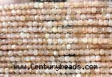 CCU1633 15 inches 2.5mm faceted cube sunstone gemstone beads