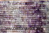 CCU1665 15 inches 2.5mm faceted cube rainbow fluorite beads