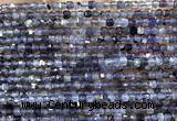 CCU1667 15 inches 2.5mm faceted cube iolite gemstone beads