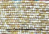 CCU1672 15 inches 2.5mm faceted cube yellow opal beads wholesale