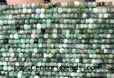 CCU1683 15 inches 2.5mm faceted cube emerald beads wholesale