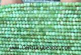 CCU1687 15 inches 2.5mm faceted cube Australia chrysoprase beads