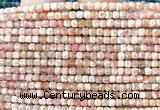 CCU1723 15 inches 2.5mm faceted cube rhodochrosite gemstone beads