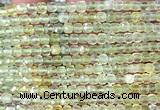 CCU1815 15 inches 4mm faceted cube prehnite gemstone beads