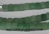 CCU44 15.5 inches 6*6mm cube green aventurine beads wholesale