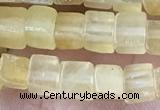 CCU450 15.5 inches 4*4mm cube yellow aventurine beads wholesale