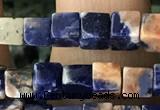 CCU463 15.5 inches 4*4mm cube sodalite gemstone beads wholesale