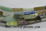 CCU526 15.5 inches 4*13mm cuboid mixed gemstone beads wholesale