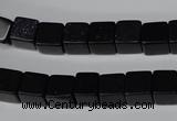 CCU66 15.5 inches 8*8mm cube blue goldstone beads wholesale