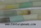 CCU715 15.5 inches 4*13mm cuboid amazonite beads wholesale