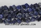 CCU90 15.5 inches 4*4mm cube sodalite gemstone beads wholesale