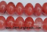 CCY151 15.5 inches 13*18mm rondelle cherry quartz beads wholesale