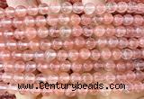 CCY681 15 inches 6mm round cherry quartz beads wholesale