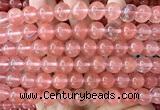 CCY683 15 inches 10mm round cherry quartz beads wholesale