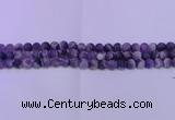 CDA350 15.5 inches 4mm round matte dogtooth amethyst beads