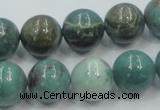 CDB02 15.5 inches 14mm round natural new dragon blood jasper beads