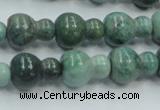 CDB10 15.5 inches 12*16mm calabash natural new dragon blood jasper beads