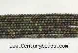 CDB340 15.5 inches 4mm round dragon blood jasper beads wholesale