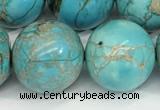 CDE1373 15.5 inches 18mm round sea sediment jasper beads wholesale