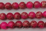 CDE2012 15.5 inches 6mm round dyed sea sediment jasper beads