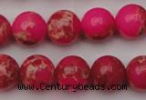 CDE2014 15.5 inches 10mm round dyed sea sediment jasper beads