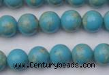 CDE2058 15.5 inches 10mm round dyed sea sediment jasper beads