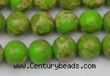 CDE2069 15.5 inches 10mm round dyed sea sediment jasper beads