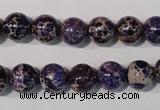 CDE696 15.5 inches 10mm round dyed sea sediment jasper beads