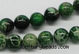 CDI69 16 inches 10mm round dyed imperial jasper beads wholesale