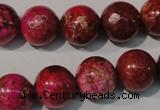 CDI762 15.5 inches 14mm round dyed imperial jasper beads