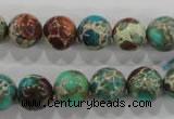 CDI804 15.5 inches 11mm round dyed imperial jasper beads wholesale