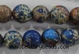 CDI815 15.5 inches 12mm round dyed imperial jasper beads wholesale