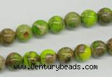 CDI83 16 inches 8mm round dyed imperial jasper beads wholesale